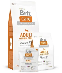 BRIT Care Brit Care Adult Medium  Lamb & Rice 1 kg (oranžová)