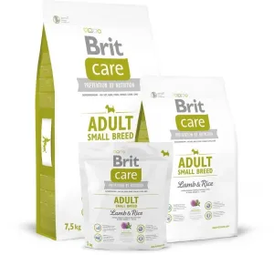 BRIT Care Brit Care Adult Small  Lamb & Rice 1 kg (hrášková)