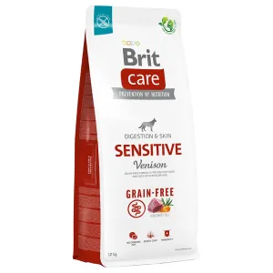 Brit Care Grain-free Sensitive Venison & Potato - výhodné balenie: 2 x 12 kg