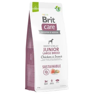 Brit Care Dog Sustainable Junior Large Breed Chicken & Insect - 12 kg