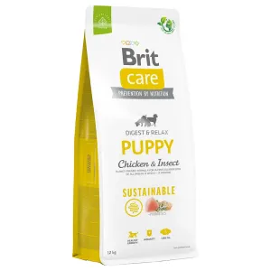 Brit Care Dog Sustainable Puppy Chicken & Insect - výhodné balenie : 2 x 12 kg