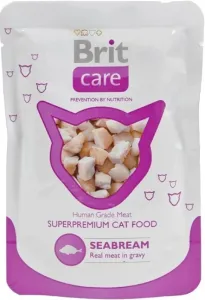 BRIT CARE cat vrecko 80g     -  SEABREAM (pražma) - 80g / expirace  5.6.2023