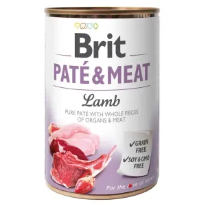 Brit Paté & Meat 6 x 400 g - jahňacie