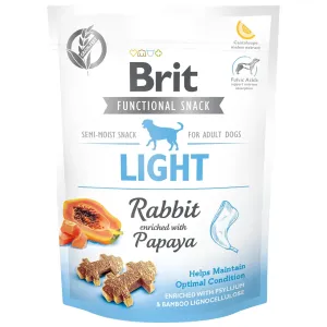 BRIT Care Functional Snack Light Rabbit s králikom a papájou pre psov 150 g