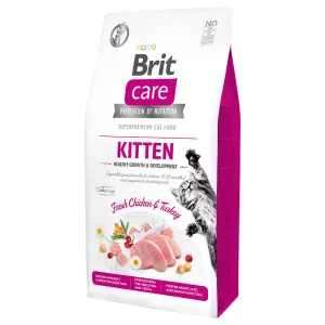 Brit Care Grain-Free Kitten Healthy Growth & Development - výhodné balenie: 2 x 7 kg
