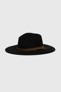 Vlnený klobúk Brixton čierna farba, vlnený #4585923