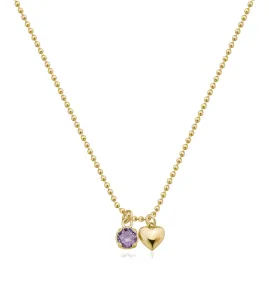 Brosway Nádherný pozlátený náhrdelník Desideri BEIN011