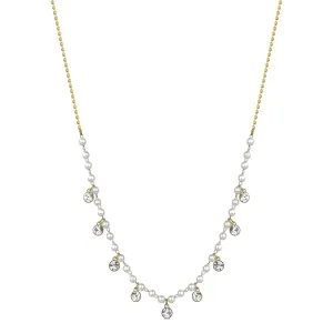 Brosway Očarujúce pozlátený náhrdelník s perlami Chant BAH84 #6376144