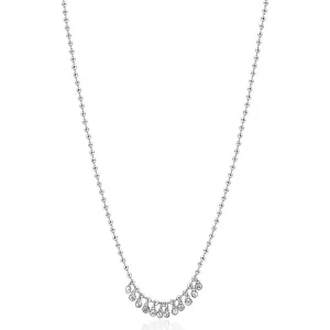 Brosway Trendy oceľový náhrdelník s kryštálmi Symphonia BYM149
