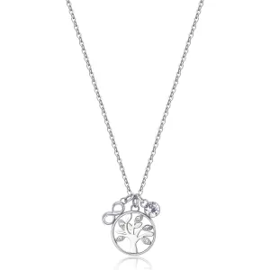 Brosway Oceľový náhrdelník Strom života s kryštálmi BHKL01 (retiazka, prívesky)