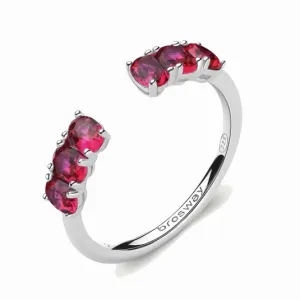 BROSWAY prsteň Fancy Passion ruby BWFPR11 #8618414