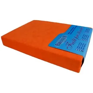 Brotex Froté prestieradlo 60 × 120 cm, oranžové, detské