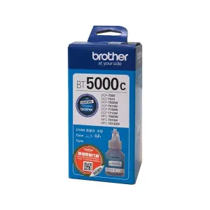 Brother BT5000C, BT-5000C, fľaša s atramentom - originálny (Azurová)