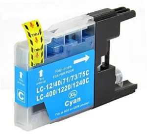Brother LC-1240 / LC-1280 azúrová (cyan) kompatibilná cartridge