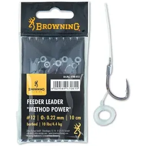 Browning Feeder Leader Method Power Pellet Band Veľkosť 16 0,20 mm 7,5 lbs/3,4 kg 10 cm 6 ks