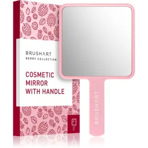 BrushArt Berry Cosmetic mirror with handle kozmetické zrkadielko