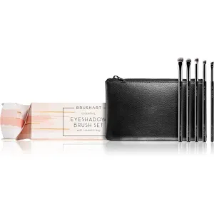 BrushArt Professional Essential eyeshadow brush set with cosmetic bag Sada štetcov s taštičkou #4881653