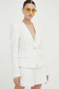 Sako Bruuns Bazaar biela farba, jednoradové, vzorované