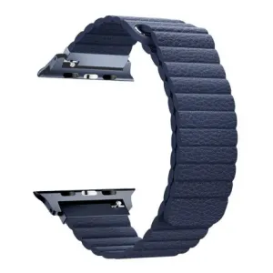 Apple Watch Leather Loop 38/40/41mm remienok, Dark Blue (SAP010C03)