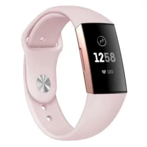 Fitbit Charge 3 / 4 Silicone (Large) remienok, Apricot (SFI007C12)