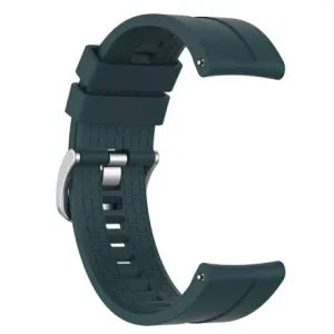 Huawei Watch 3 / 3 Pro Silicone Cube remienok, Dark Green