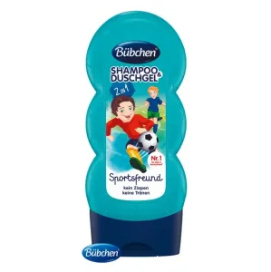 BÜBCHEN Kids šampón a sprchovací gél 2v1 Malý futbalista 230 ml