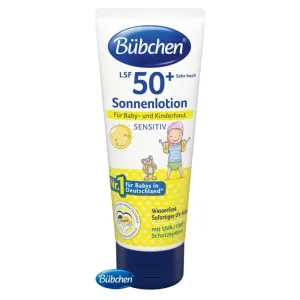 Bübchen Sensitive SPF 50+ opaľovacie mlieko pre deti SPF 50+ 100 ml