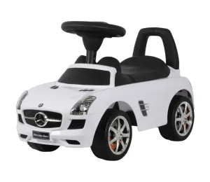 Buddy Toys Odrážadlo Mercedes biela/čierna