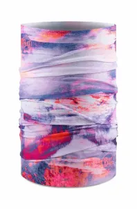 Šál komín Buff dámsky, fialová farba, vzorovaný #7522888