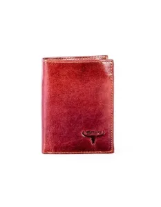 Hnedá pánska peňaženka s reliéfom