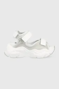 Sandále Buffalo dámske, biela farba, na platforme #5467293