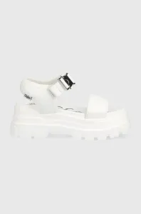 Sandále Buffalo dámske, biela farba, na platforme #7579224