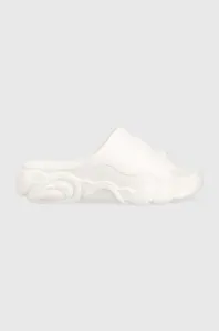Šľapky Buffalo Cld Slide dámske, biela farba, na platforme, 1622261