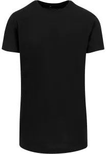Build Your Brand Pánske predĺžené tričko - Čierna | L