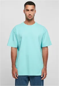 Build Your Brand Pánske tričko Heavy Oversize Tee - Beryl blue | XS