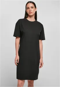 Build Your Brand Dámske šaty z organickej bavlny BY181 Black 3XL