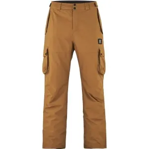 Bula LIFTIE Pánske zateplené lyžiarske nohavice, hnedá, veľkosť #8296617