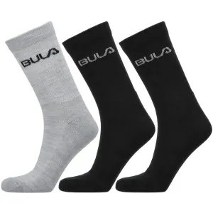 Bula 2PK WOOL SOCK Pánske ponožky, čierna, veľkosť #8220733