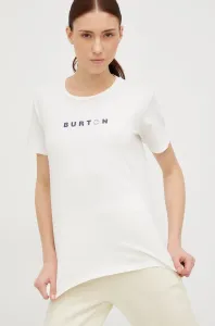 Bavlnené tričko Burton biela farba, #2584573