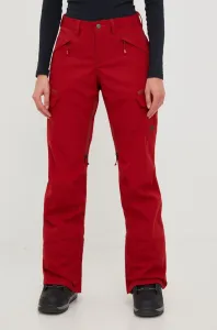Nohavice Burton Gloria červená farba #9079127