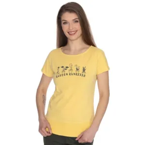 BUSHMAN MARLA Dámske tričko, žltá, veľkosť #6181304