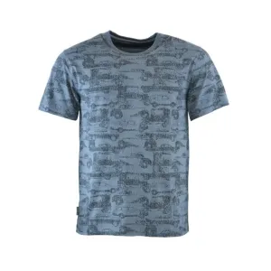BUSHMAN COOBER Pánske tričko, tmavo sivá, veľkosť #7389816
