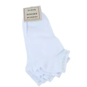 Bushman ponožky Flat Set 2,5 white 36-38