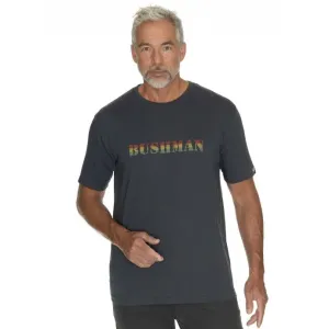 BUSHMAN ELIAS Pánske tričko, tmavo sivá, veľkosť #1039162