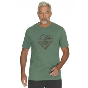 BUSHMAN ELIAS Pánske tričko, zelená, veľkosť M