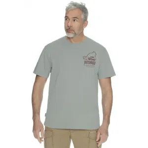 BUSHMAN PATH Pánske tričko, sivá, veľkosť #1037681