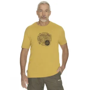 BUSHMAN DAISEN Pánske tričko, žltá, veľkosť #451712