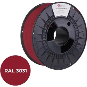 C-TECH filament PREMIUM LINE ABS orientálna červená RAL3031