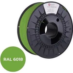 C-TECH filament PREMIUM LINE PETG zelenožltá RAL6018