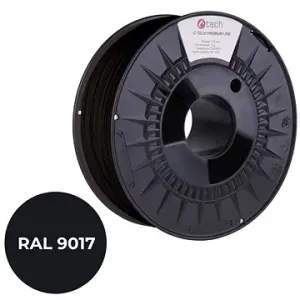 C-TECH filament PREMIUM LINE PLA dopravná čierna RAL9017